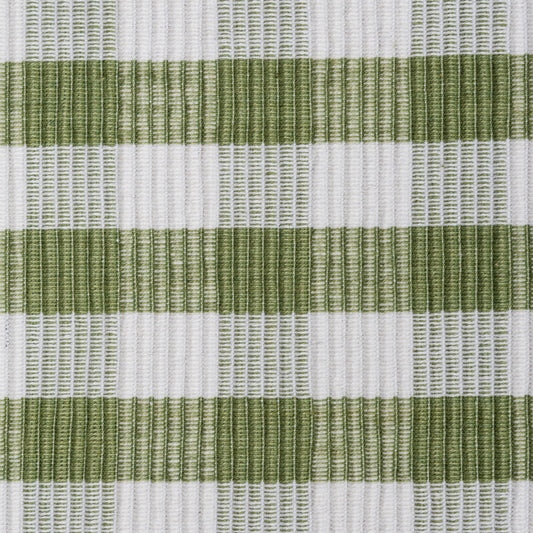 Buffalo Green Check Table Runner Ribbed