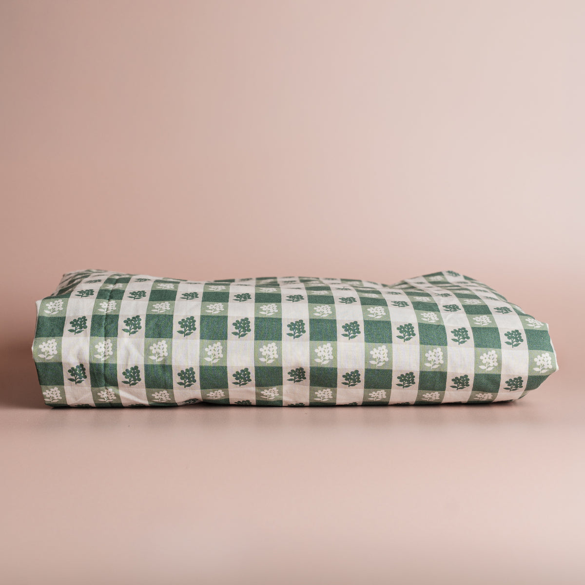 Virginia Green Round Tablecloth