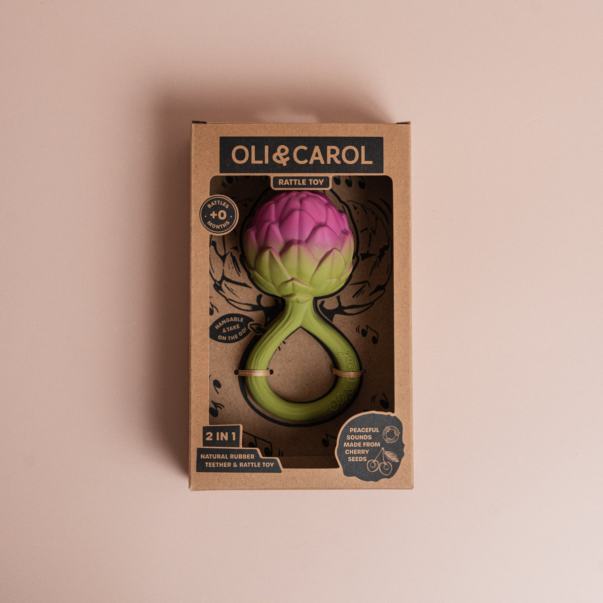 Artichoke Rattle Toy