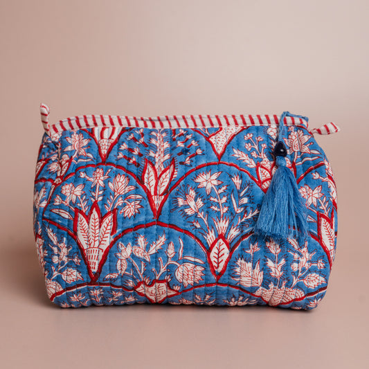 Blue Arch Toiletry Bag