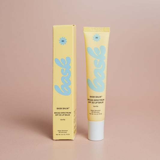 Bask Balm SPF 30 Lip Balm & Lip Gloss (Vanilla)