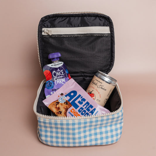 Mini Lunch Box: Gingham Sky