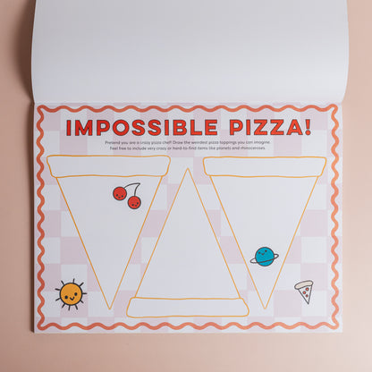 Eat Drink Color Draw! Activity Placemats