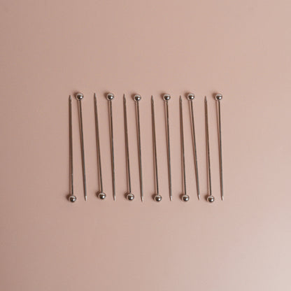 Stainless Steel Cocktail Picks - S/12