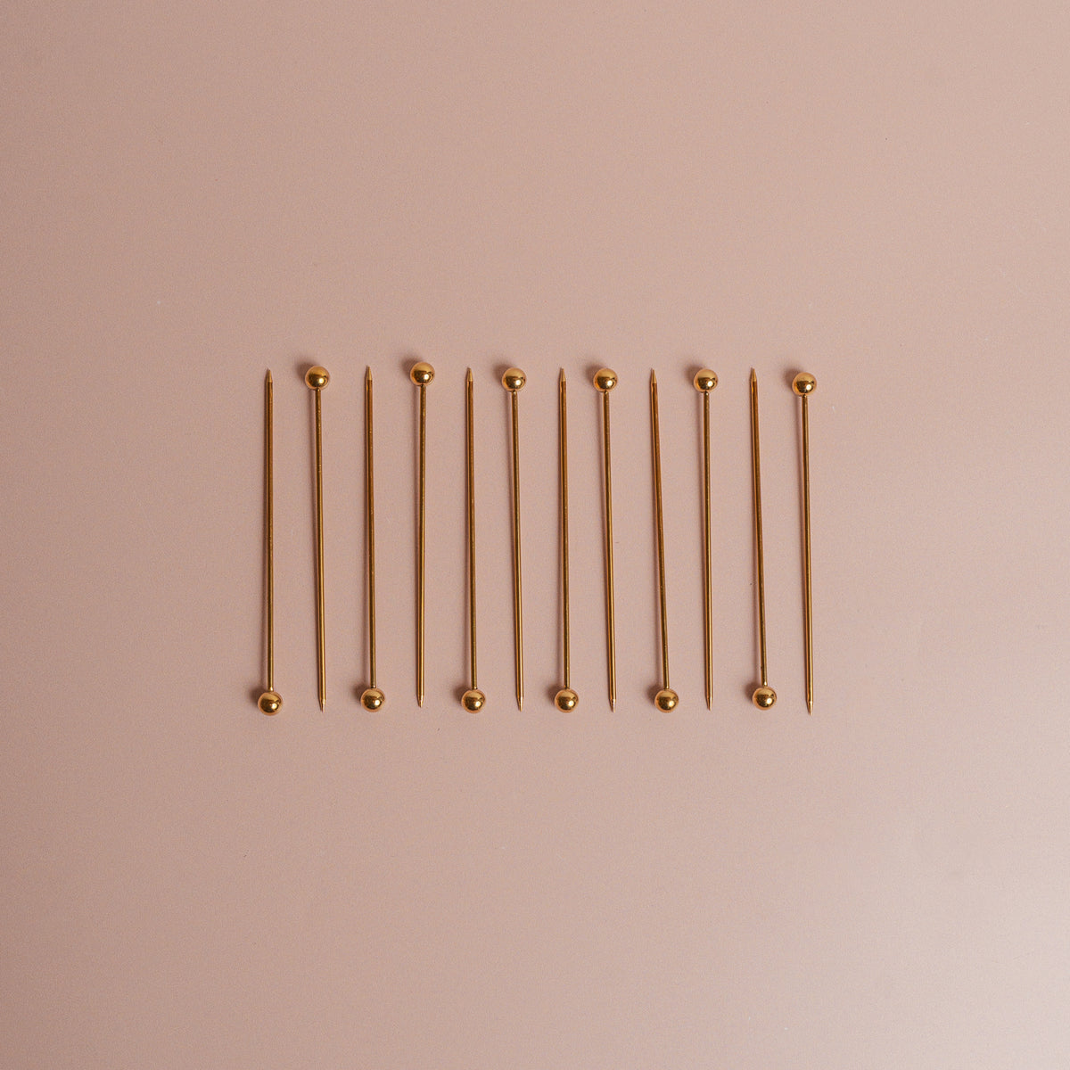 Gold Cocktail Picks - S/12
