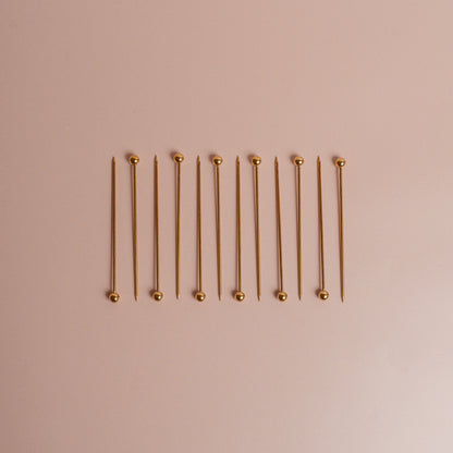 Gold Cocktail Picks - S/12