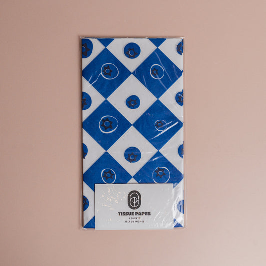 Blueberry Diamond Tissue Paper