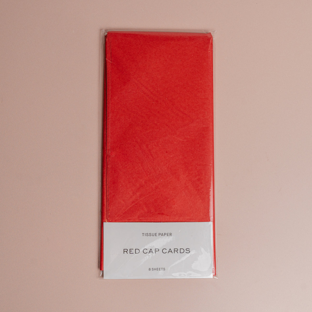 Red tissue paper