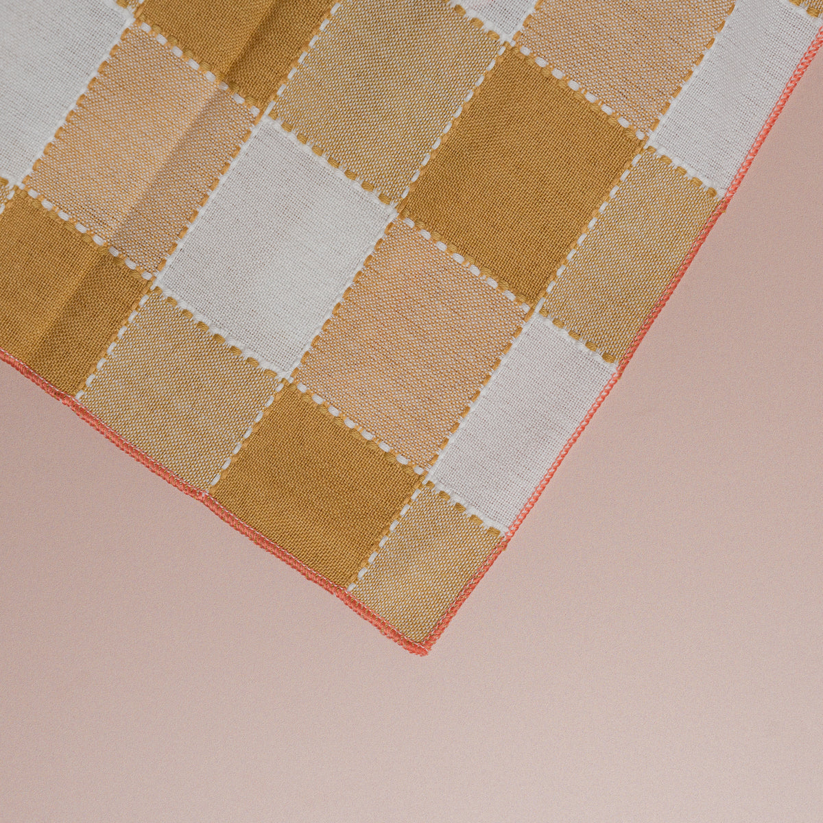 Check Cloth Napkins - S/4