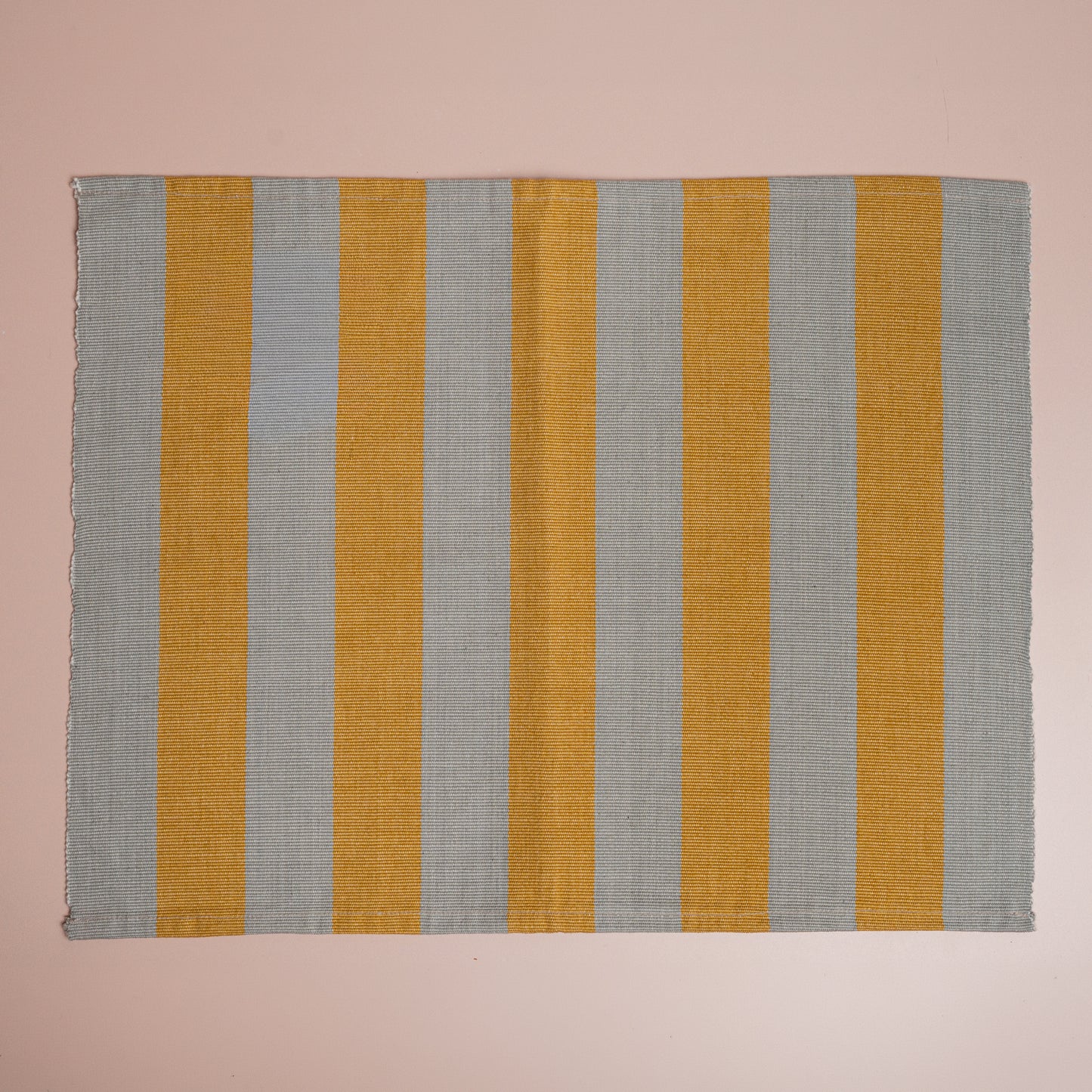 Yellow/Gray Striped Placemat