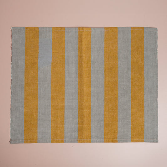 Yellow/Gray Striped Placemat