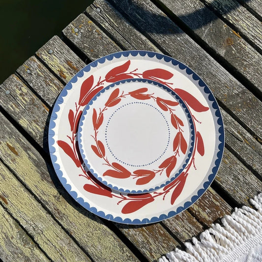 Americano Hors d'Oeuvres Plate Set