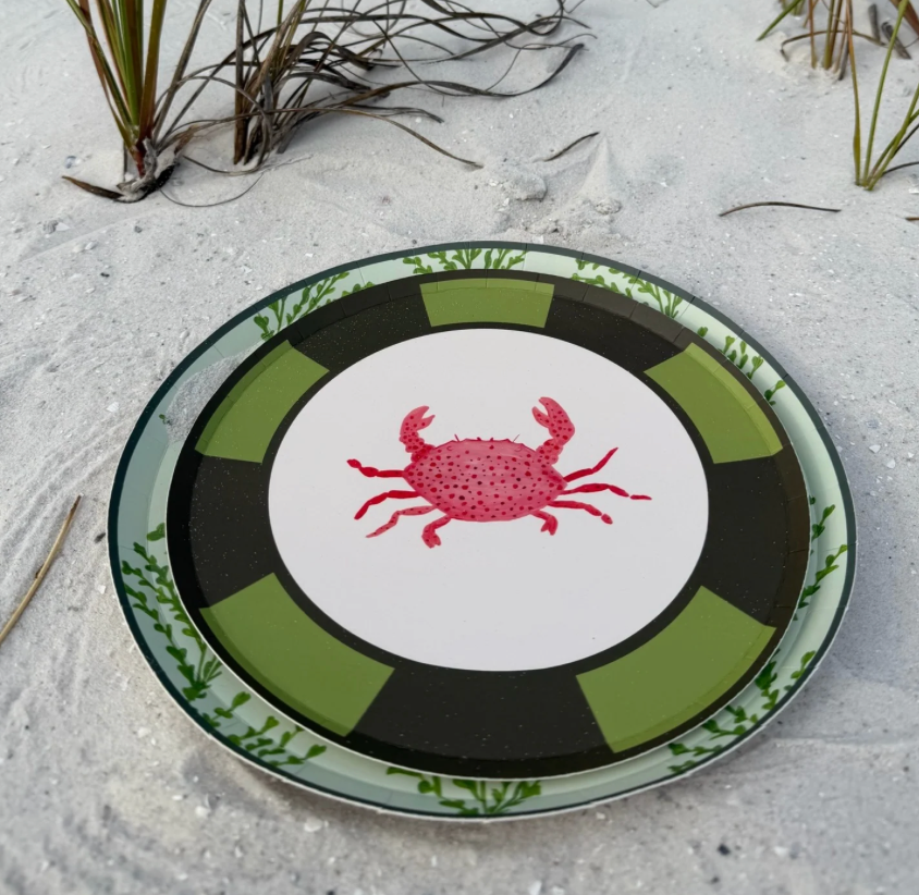 Cabana Appetizer Plate Set
