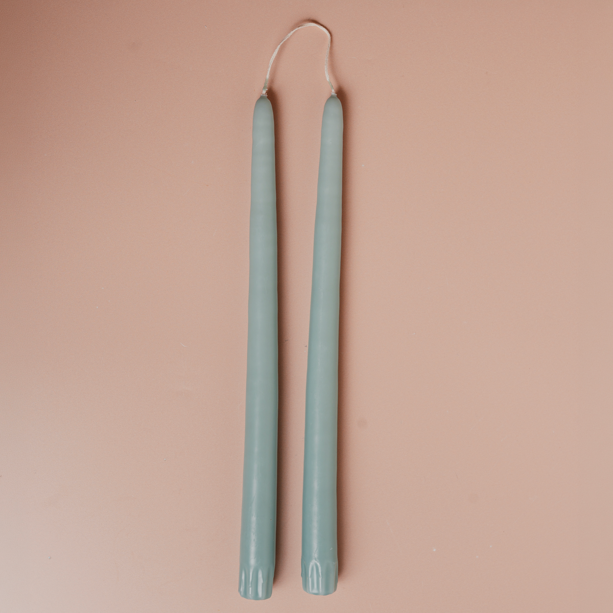 Taper Candles - Pair Light Blue