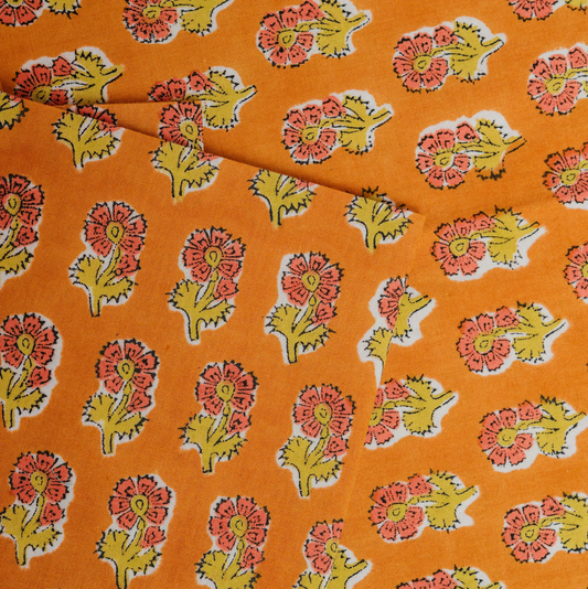 Malin Gold Block Printed Napkins - S/4