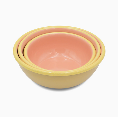 Enamel Bowls, Set of 3