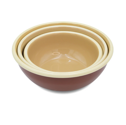 Enamel Bowls, Set of 3