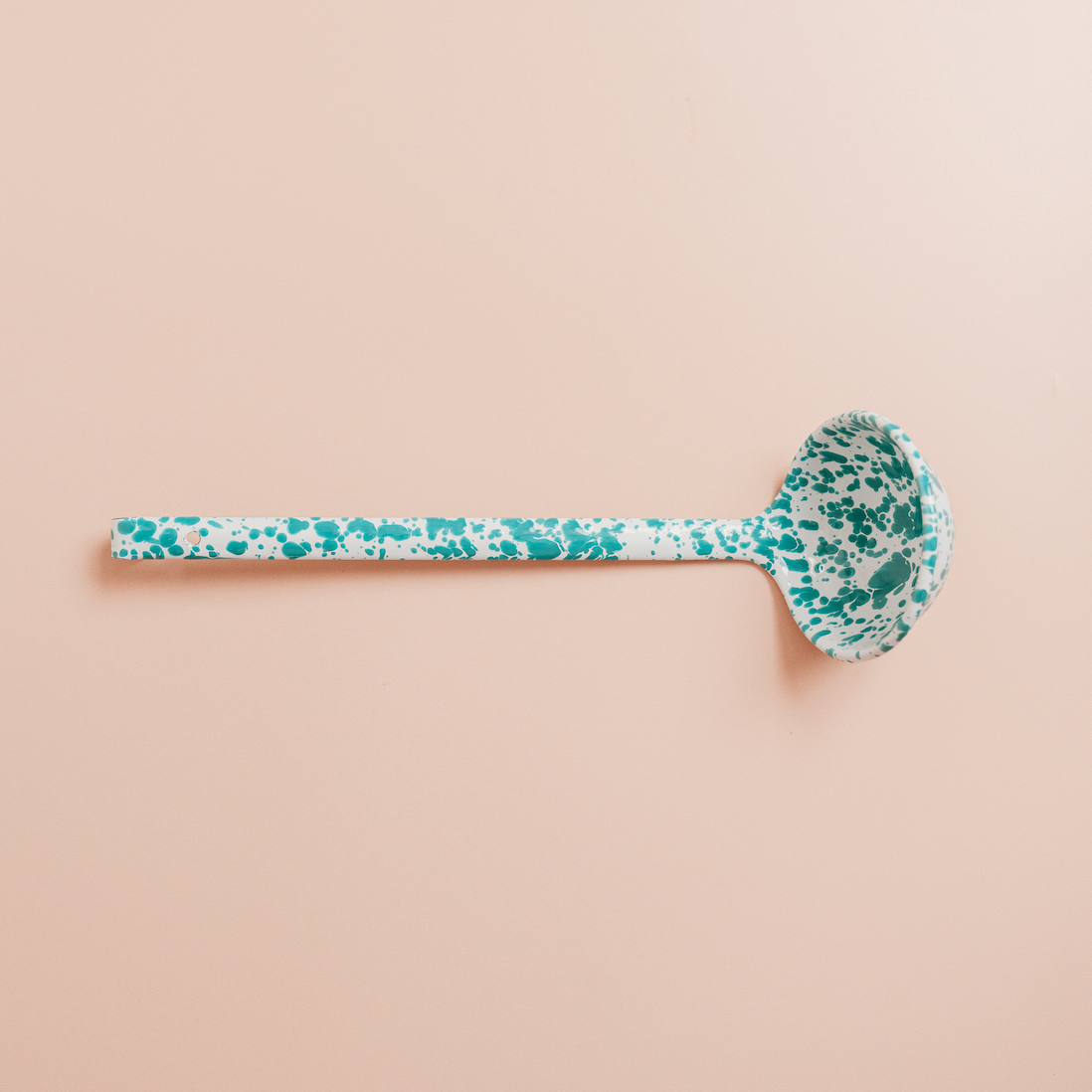 Splatter Enamelware Ladle