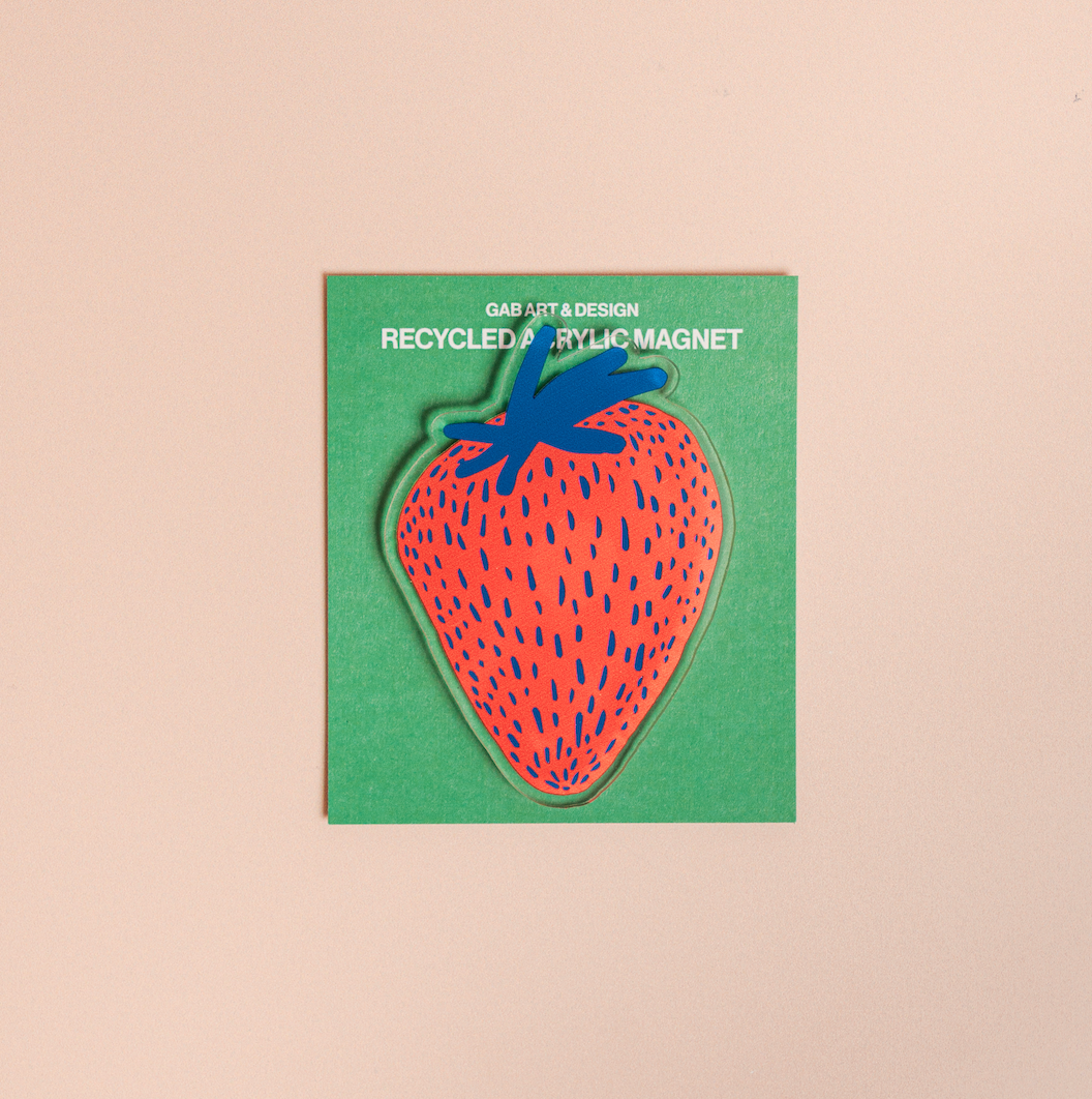Strawberry Acrylic Magnet