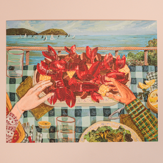 New England Lobster Art Print