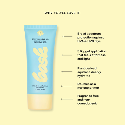 Bask SPF 40 Daily Gel Face Sunscreen