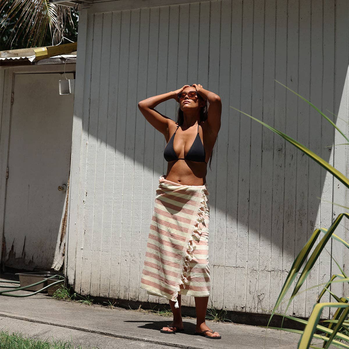 Cabana Fringe Beach Towel