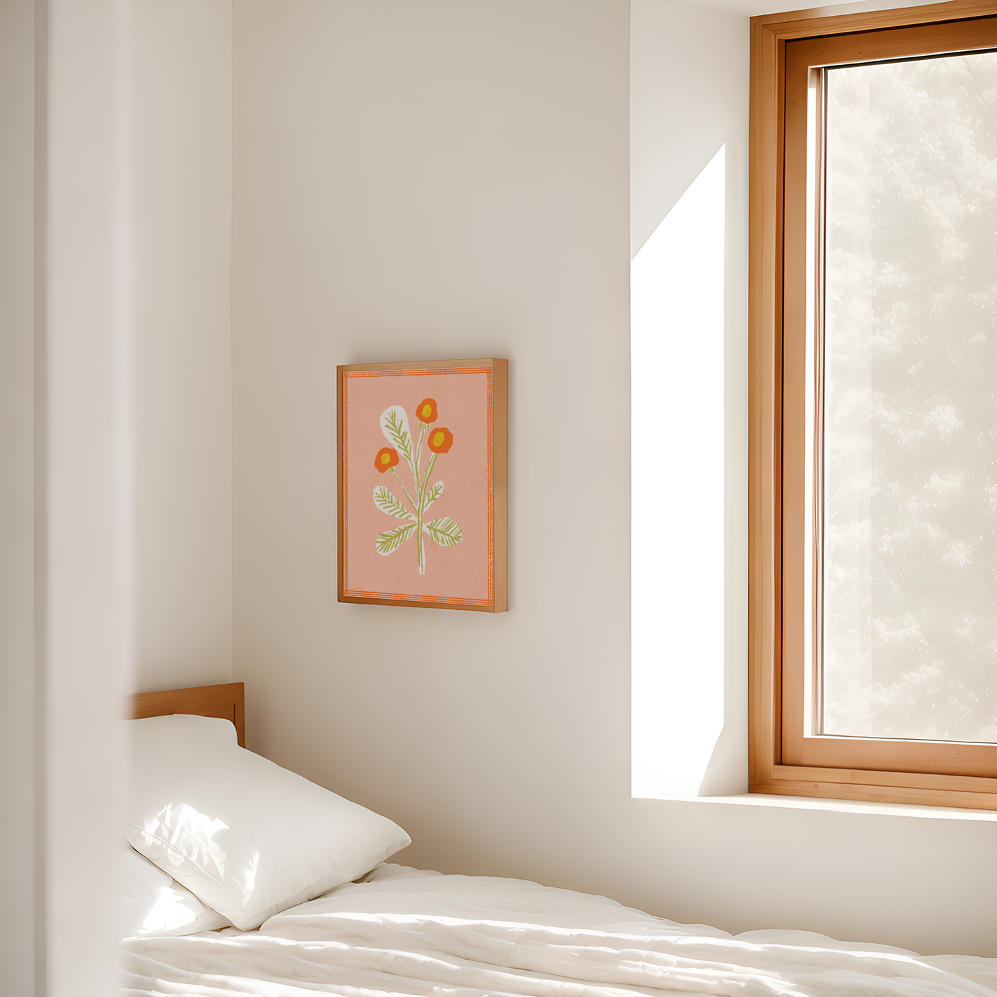 Three Flowers Art Print