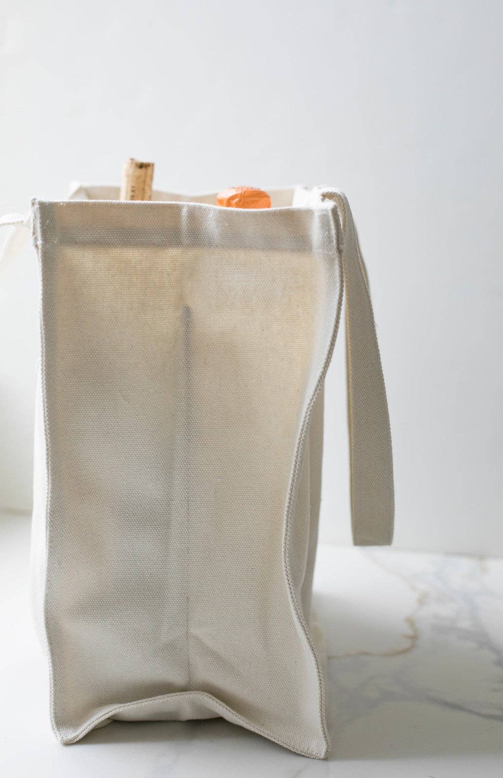 Wine Carrier Canvas Tote