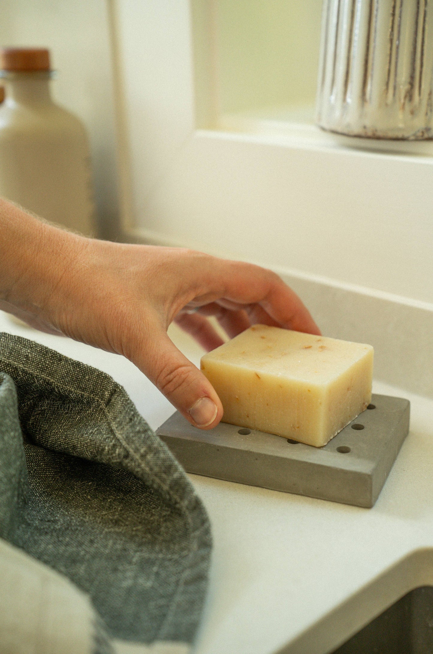 Concrete Soap Dish