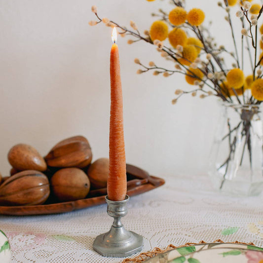 Carrot Taper Candles