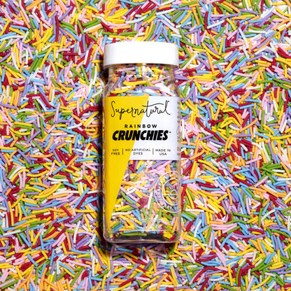 Dye-Free Rainbow Crunchies Sprinkles