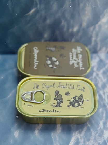 Citronella Tinned Fish Candle