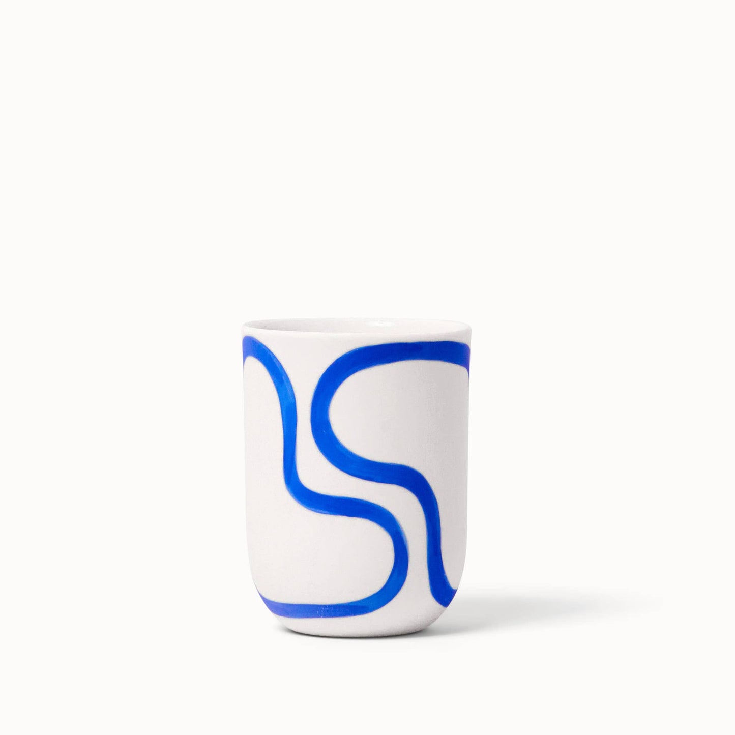 Cobalt Outline Coffee Cup