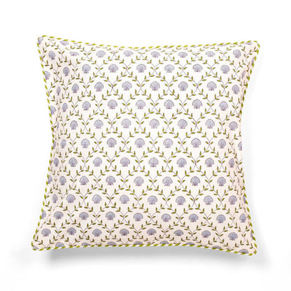 Seashell Blockprint Pillow