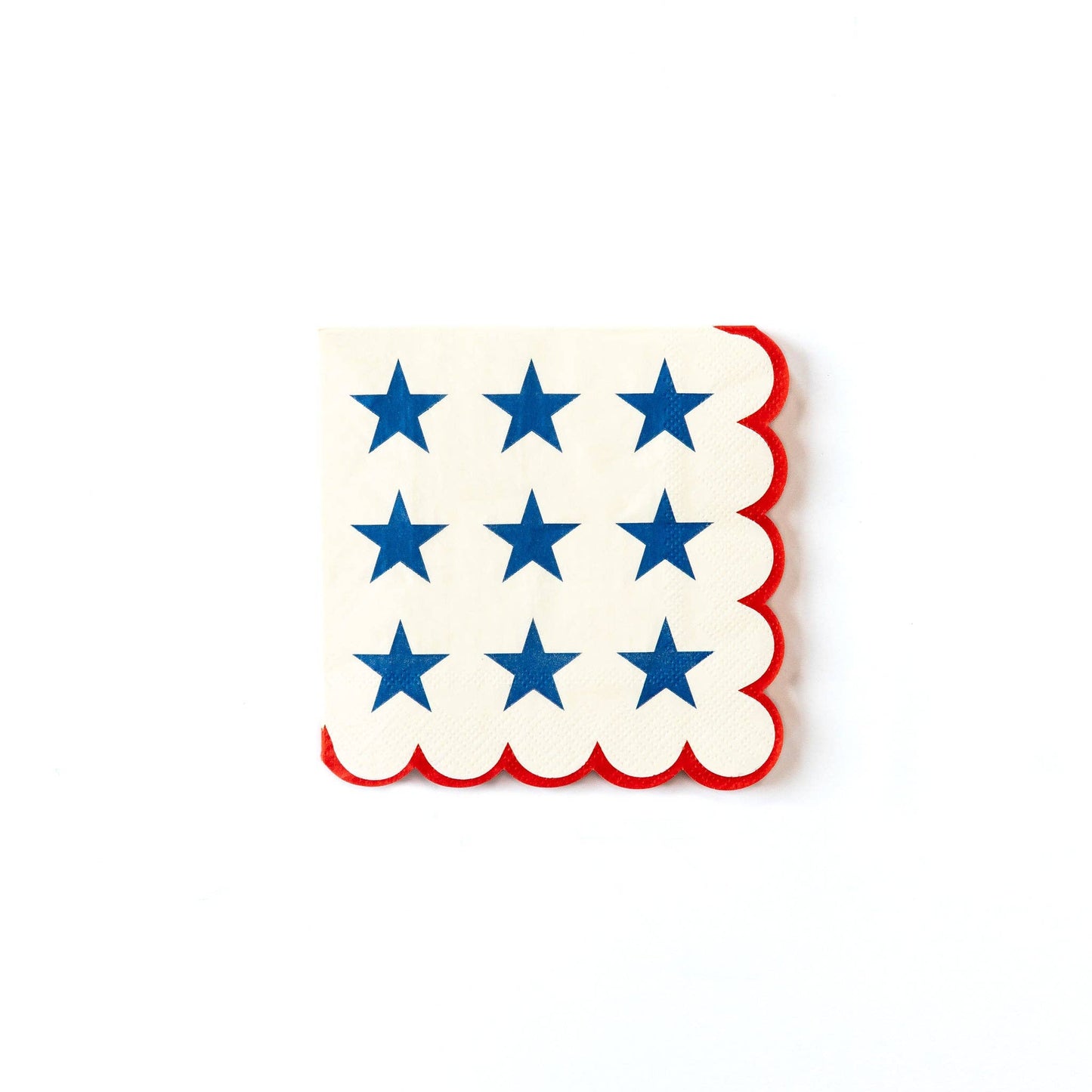 Stars with Scallop Edge Paper Napkins