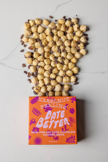 Hazelnut Praline - Chocolate covered dates