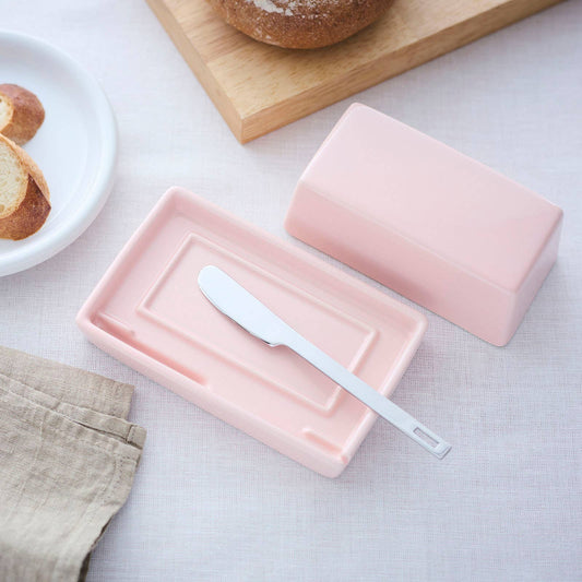 Butter Dish - Pink