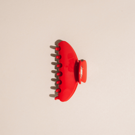 Cherry Red Claw Clip| 4" Medium