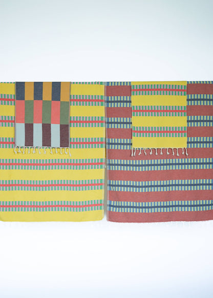 LATTICE TURKISH TOWEL: RUM PUNCH