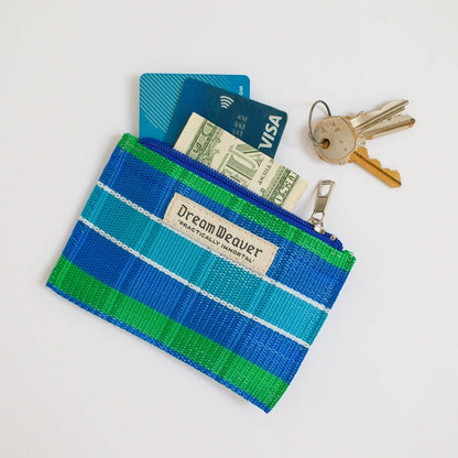 The Pocket Cards N' Currency Zip - Island Plaid