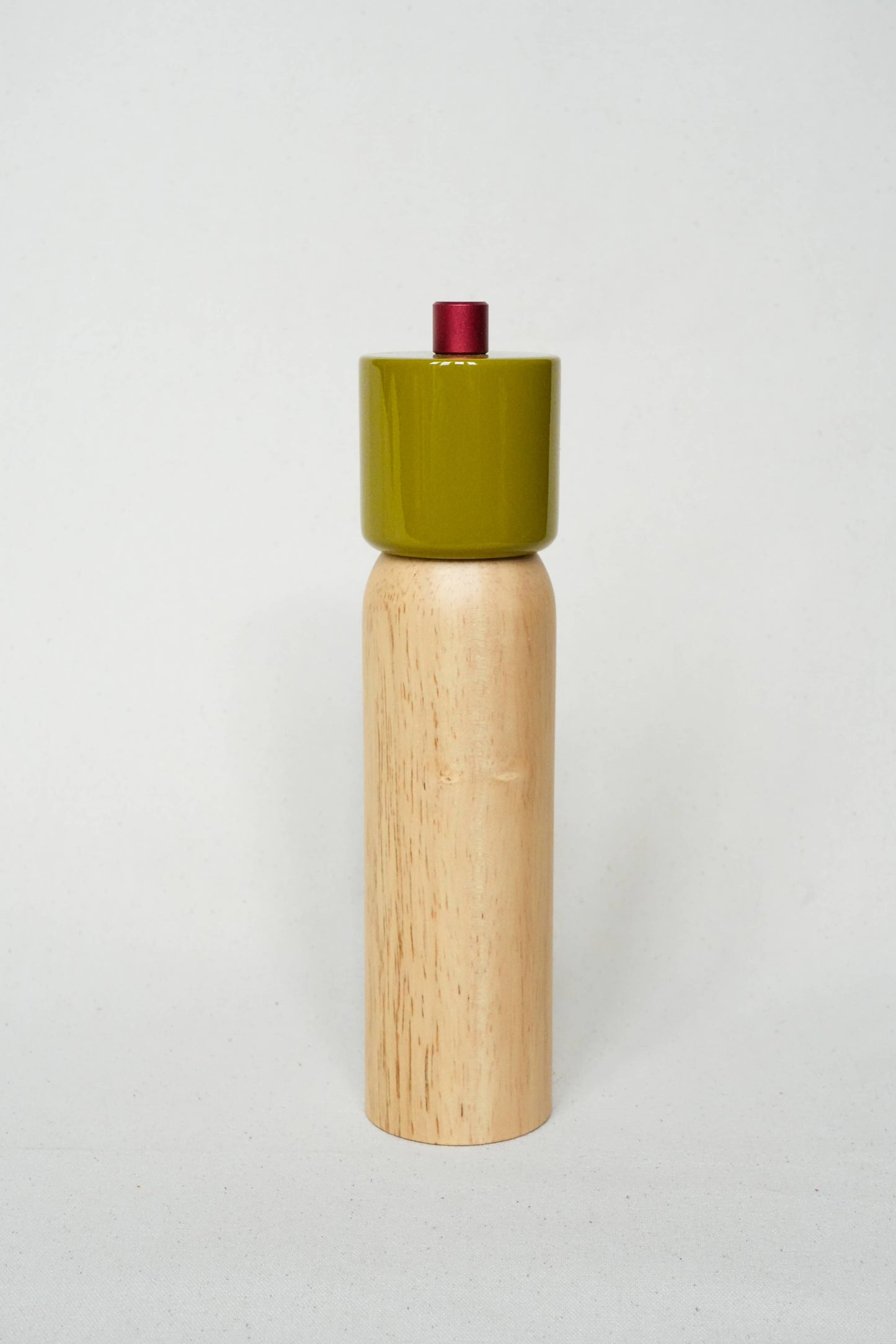 Salt & Pepper Grinder Set - Olive & Red