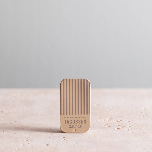 Infused Black Pepper Sea Salt Slide Tin
