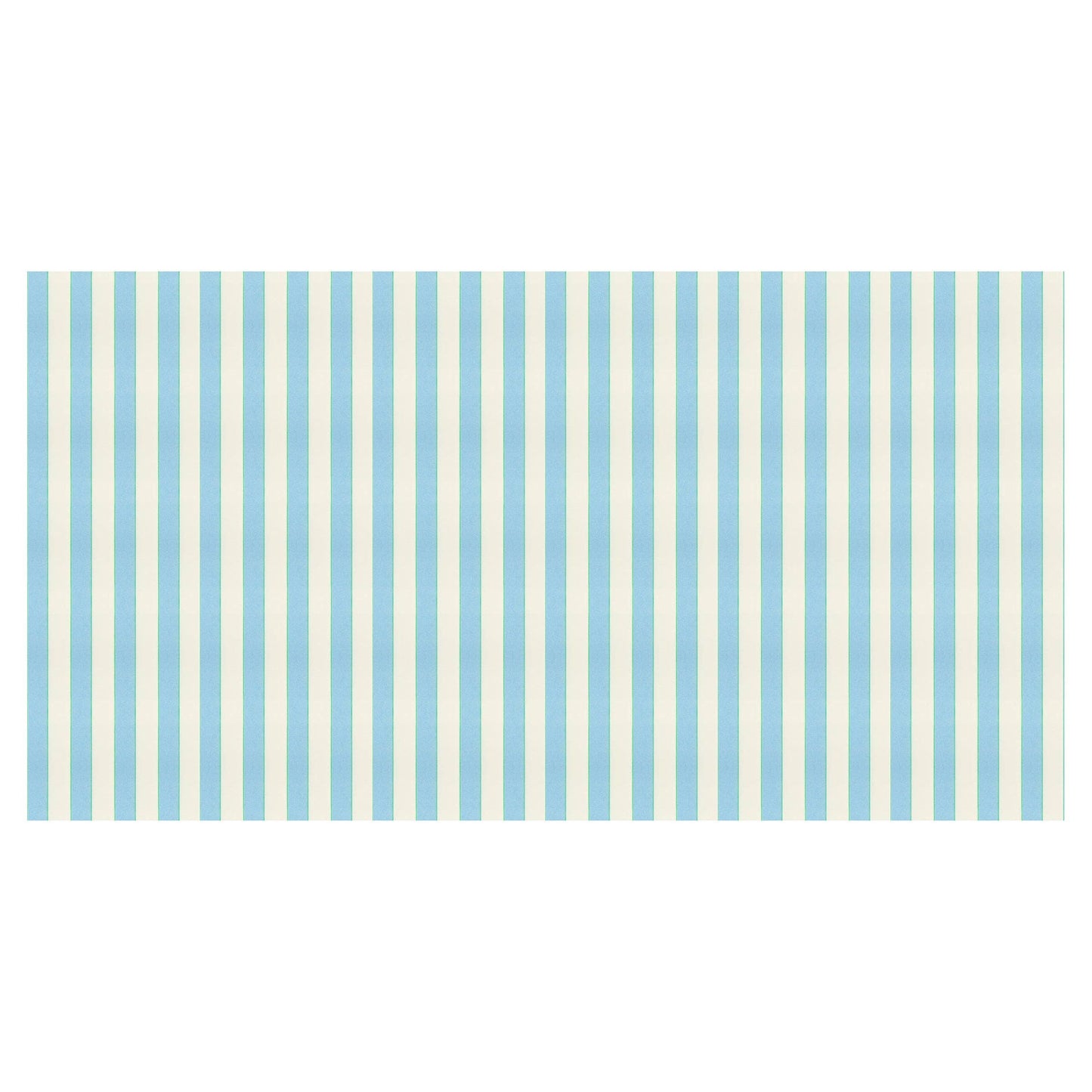 Pale Blue Striped Paper Tablecloth