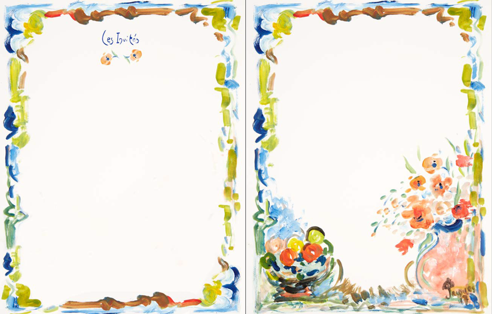 Menus: A Book for Your Meals and Memories by Jacques Pépin