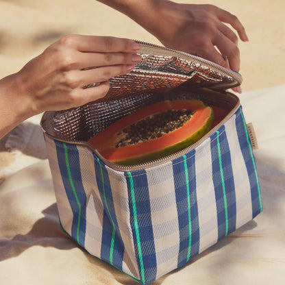 Small Striped Cooler Bag