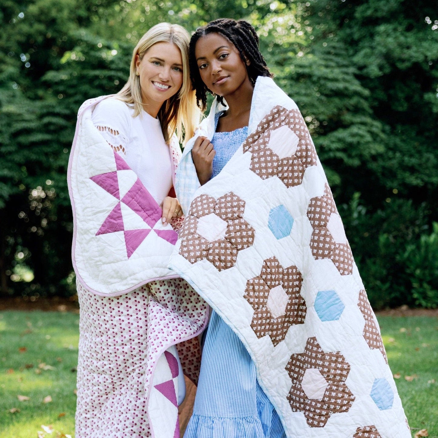 Constance Chocolate Quilted Blanket