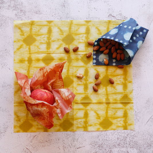 Tie-Dye Print Beeswax Wraps 3 pack