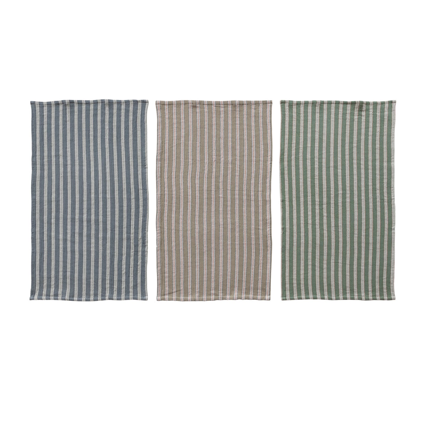 Cotton Striped Tea Towel