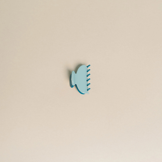 Two Tone Turquoise Hair Claw Clip | 2" Small