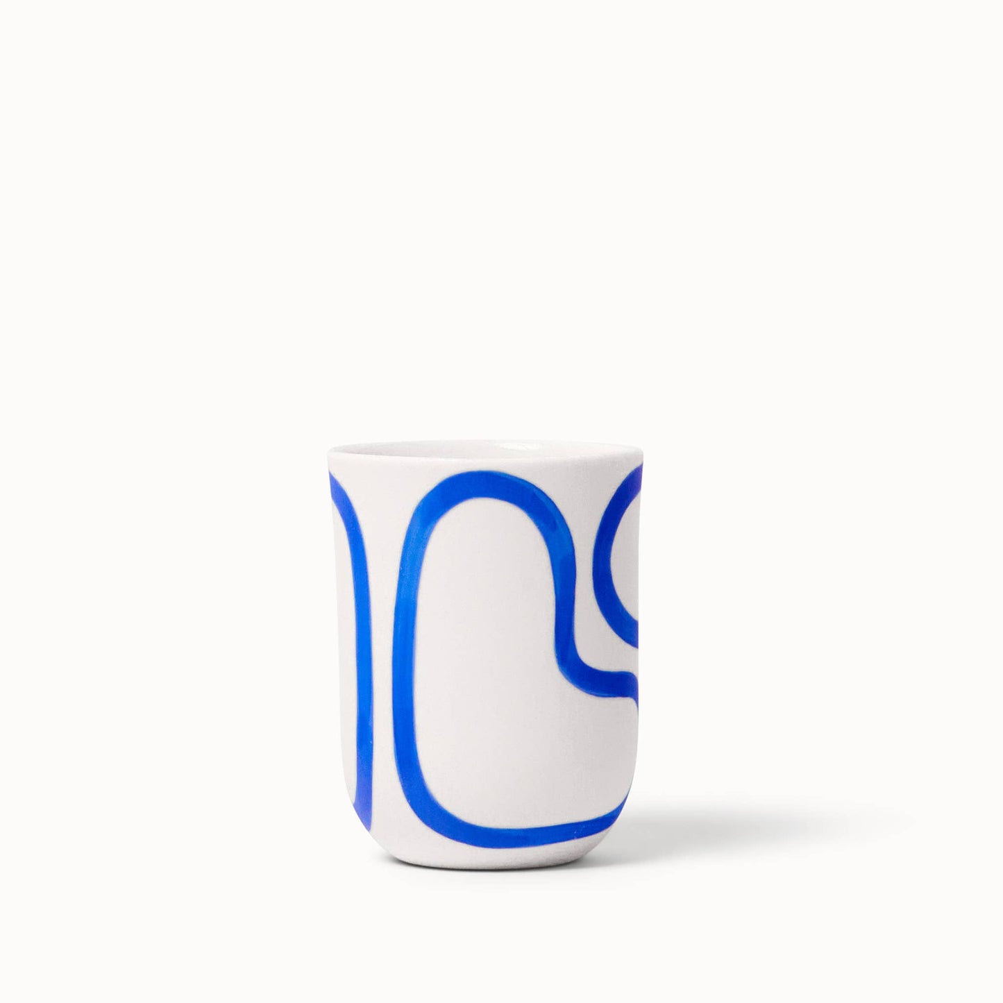 Cobalt Outline Coffee Cup